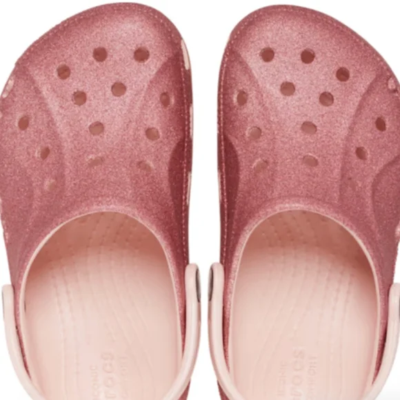 Crocs Girl's Baya Glitter Clog. C13 - Picture 3 of 15
